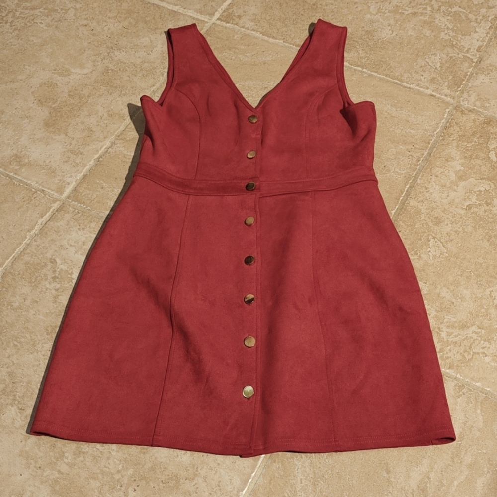 Valentine's faux suede jumper
